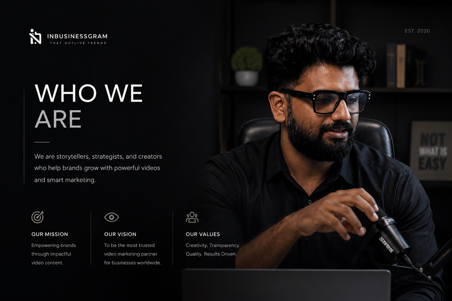 The InBusinessGram team — a Kerala-based agency specializing in personal branding and social media growth